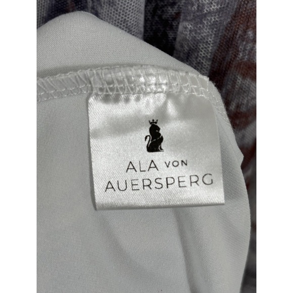 Ala von Auersperg Dress Womens XXL Shellscape Kai Sleeveless Cape Made USA - Picture 8 of 10